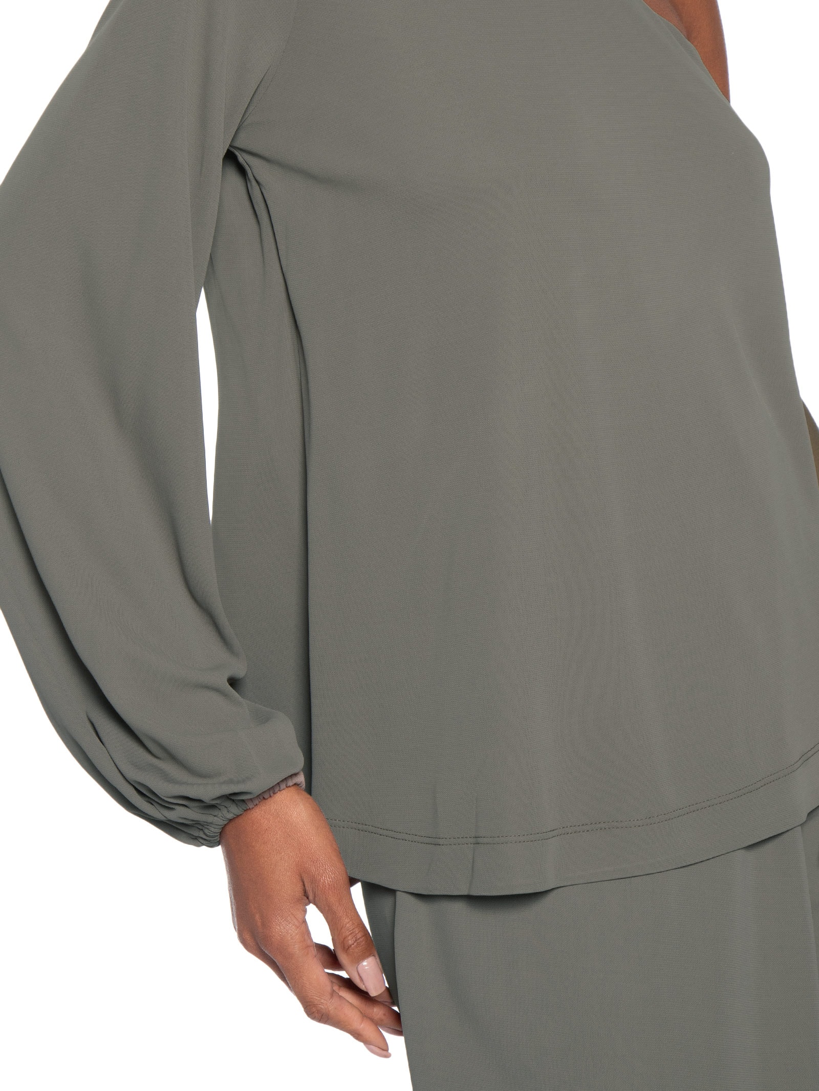 Blusa Feminina Um Ombro Só Verde Maria Filó