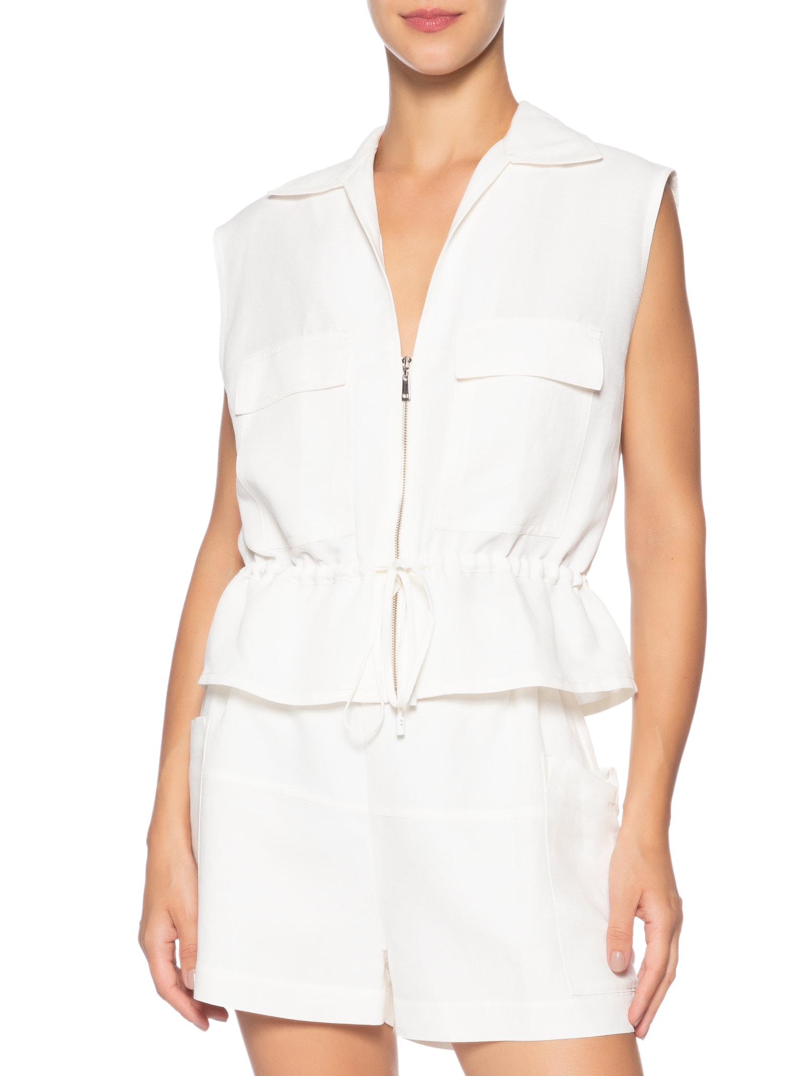 Blusa Feminina Utilitária Branco Animale