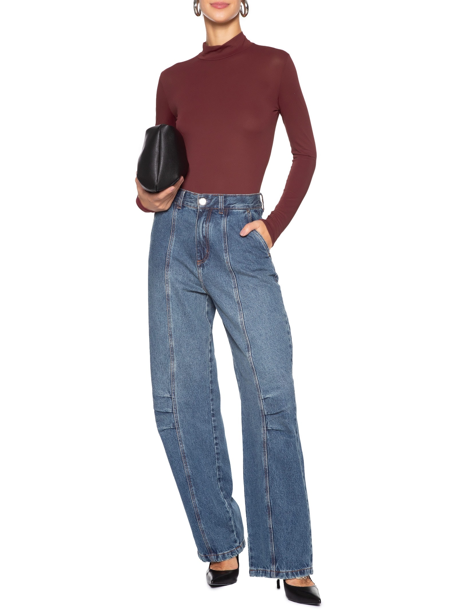 Blusa Feminina Vermelho Forum