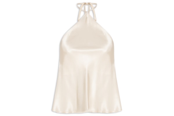 Blusa Feminina Viscose Acetinada - Bege