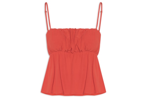 Blusa Feminina Viscose Leve - Vermelho