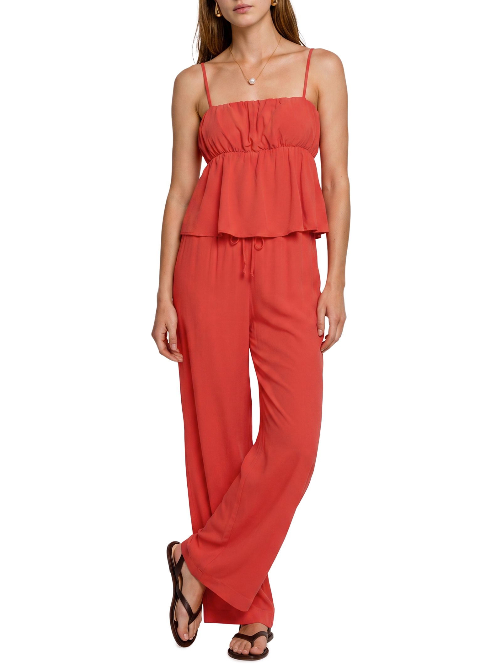 Blusa Feminina Viscose Leve Vermelho Cantão