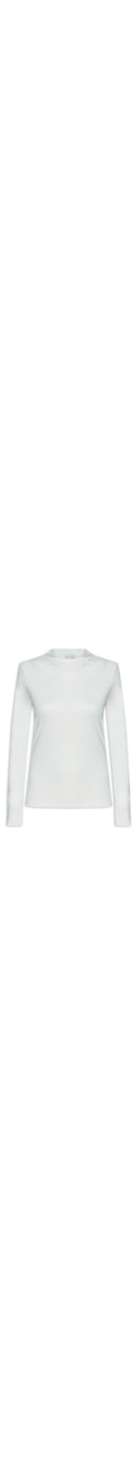Blusa Feminina Viscose Manga Longa - Off White
