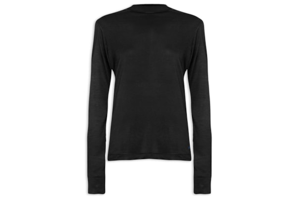 Blusa Feminina Viscose Manga Longa - Preto 