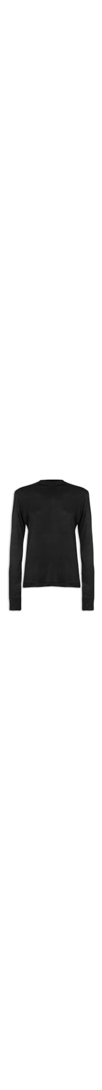 Blusa Feminina Viscose Manga Longa - Preto