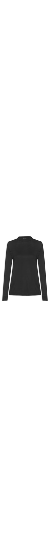Blusa Feminina Viscose Manga Longa - Preto