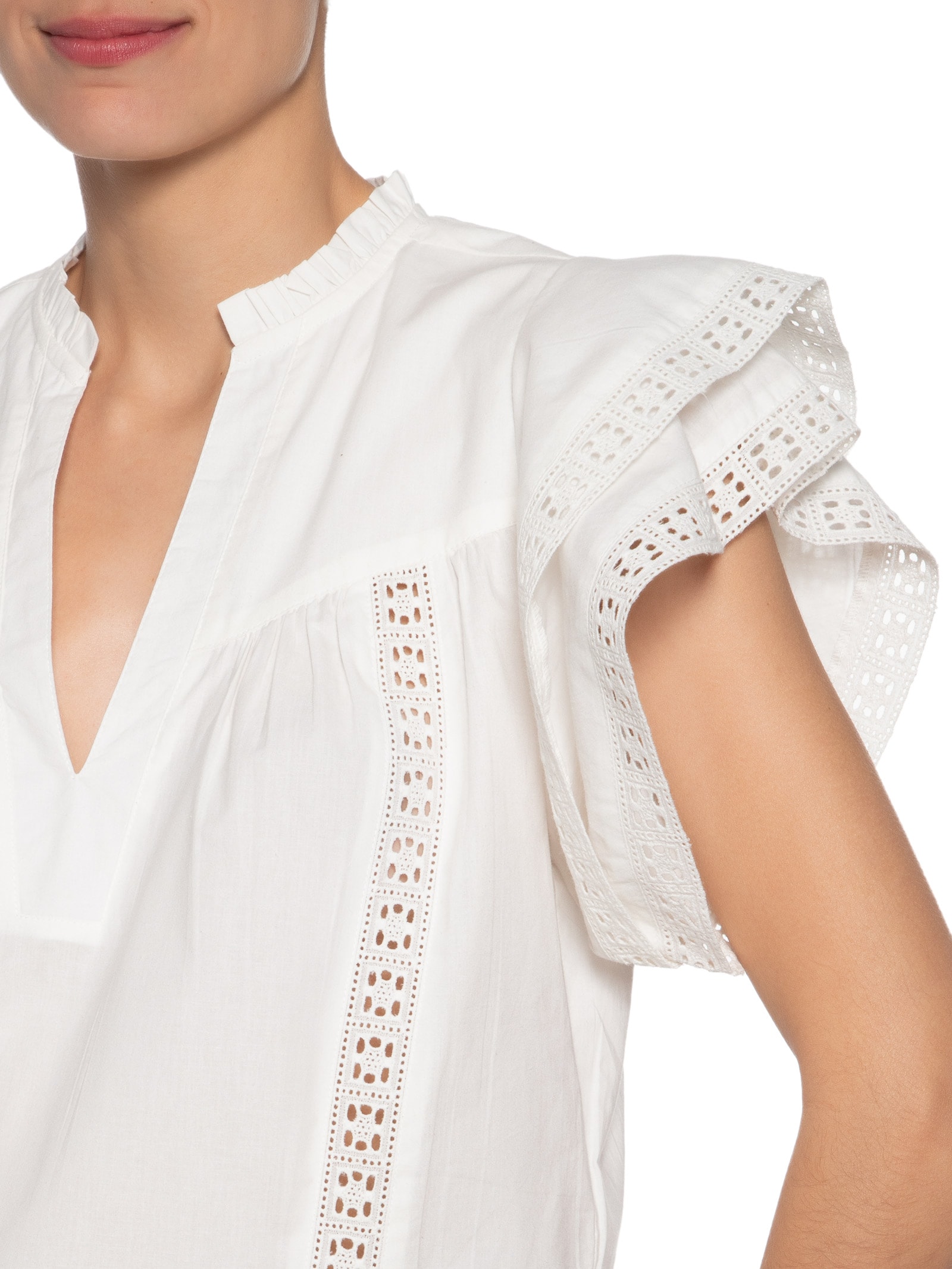 Blusa Feminina Vitoria Branco Le Lis