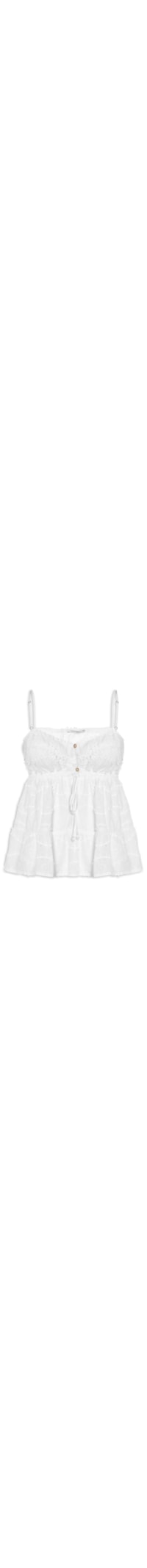 Blusa Feminina Voil Bordado Relevo – Branco