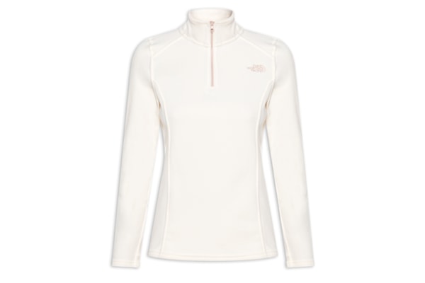 Blusa Feminina W Glacier 1/4 Zip - Branco