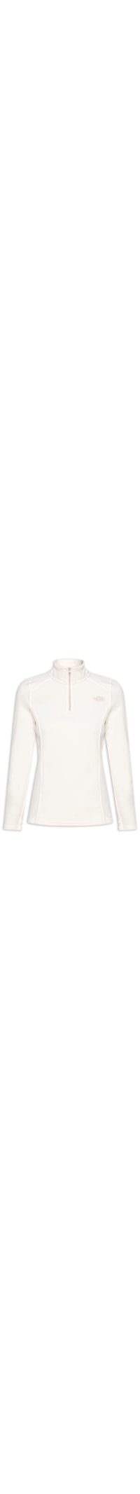Blusa Feminina W Glacier 1/4 Zip - Branco