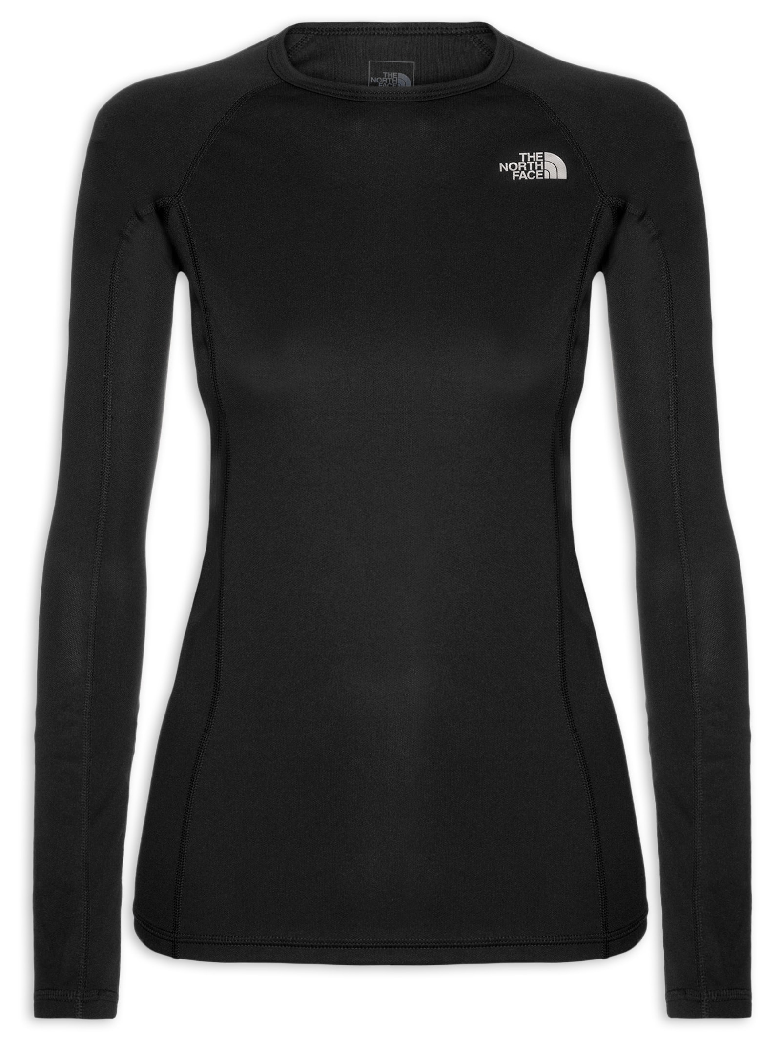 Blusa Feminina W Light L/S Crew Neck HGR Preto The North Face