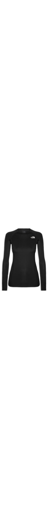 Blusa Feminina W Light L/S Crew Neck HGR - Preto