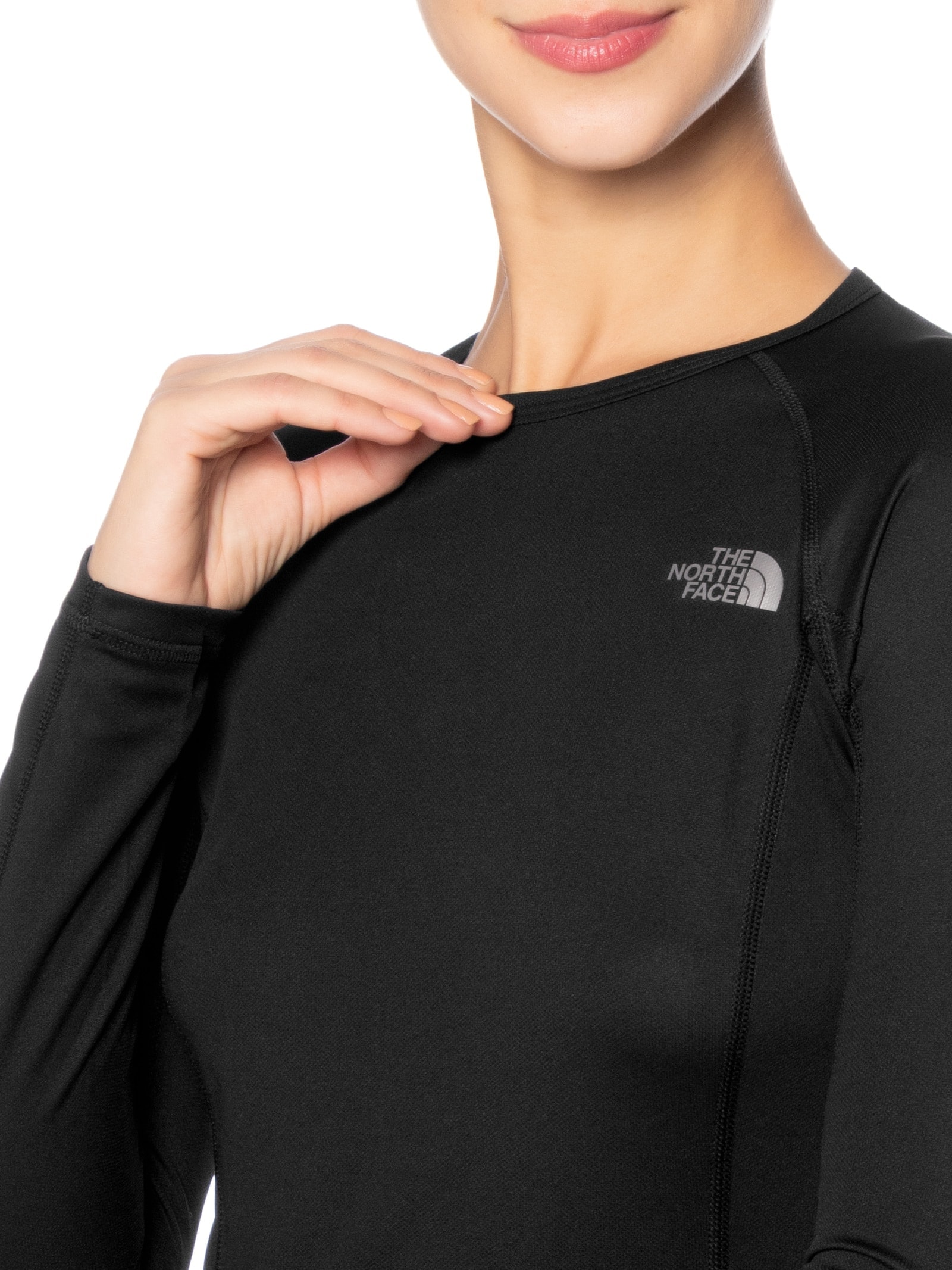 Blusa Feminina W Light L/S Crew Neck HGR Preto The North Face