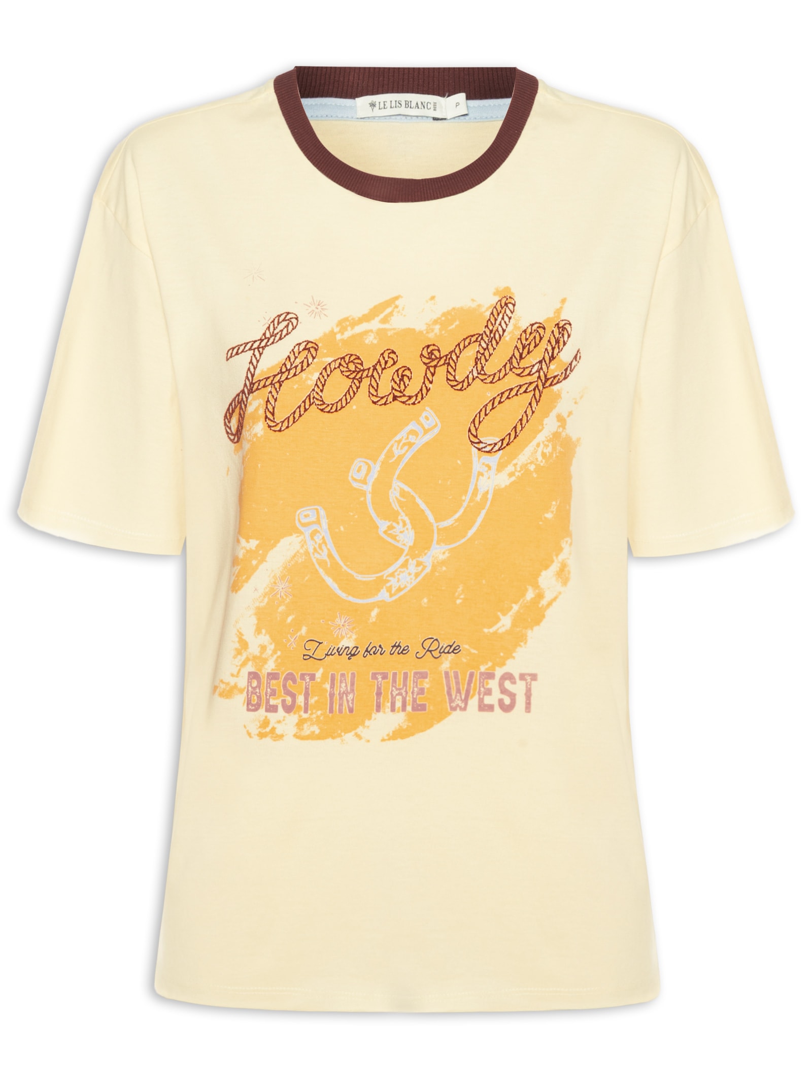 Blusa Feminina Western Amarelo Le Lis