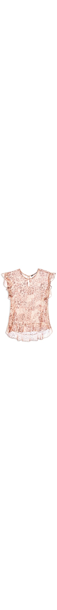 Blusa Feminina Wizzi Onça Parda - Animal Print