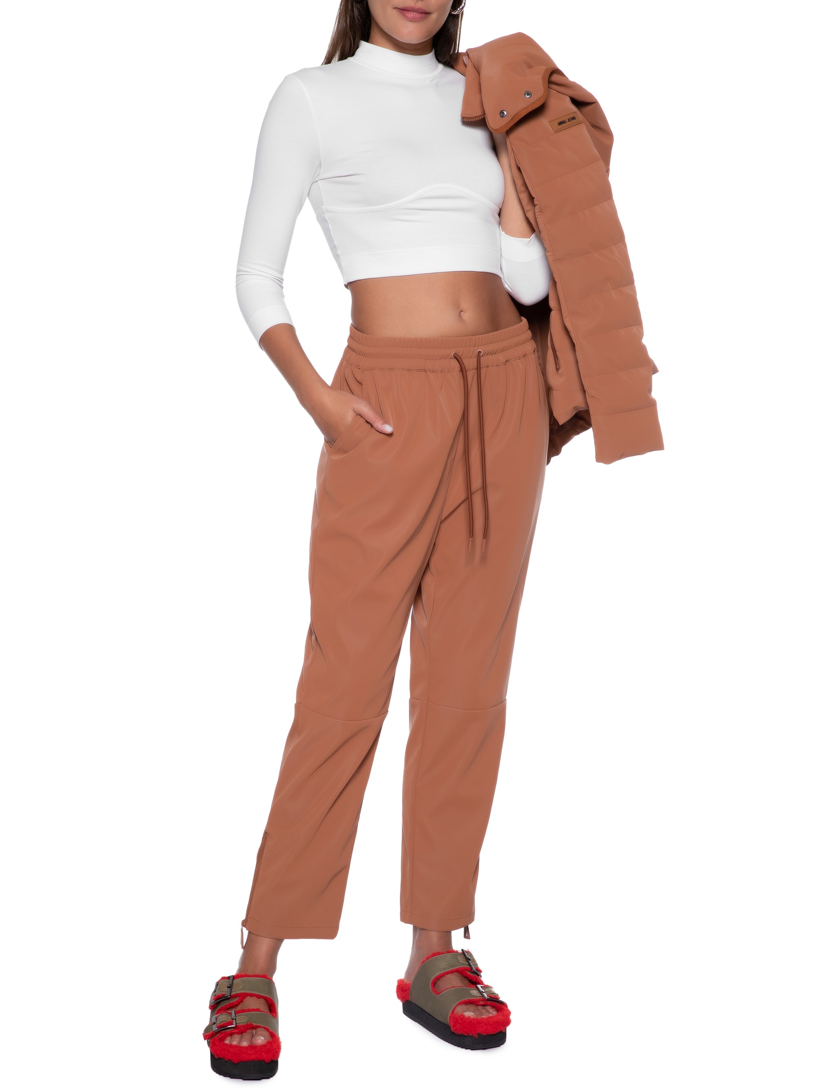 Blusa Feminino 3/4 Friso Busto – Branco Animale Jeans