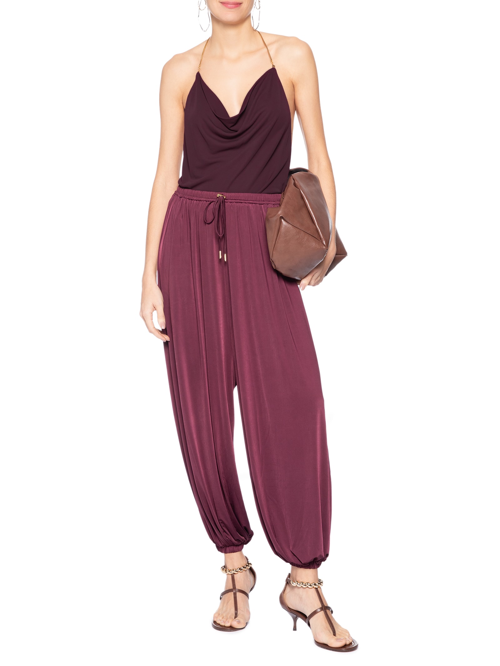 Blusa Feminino Degagê Alça Metal – Roxo Animale