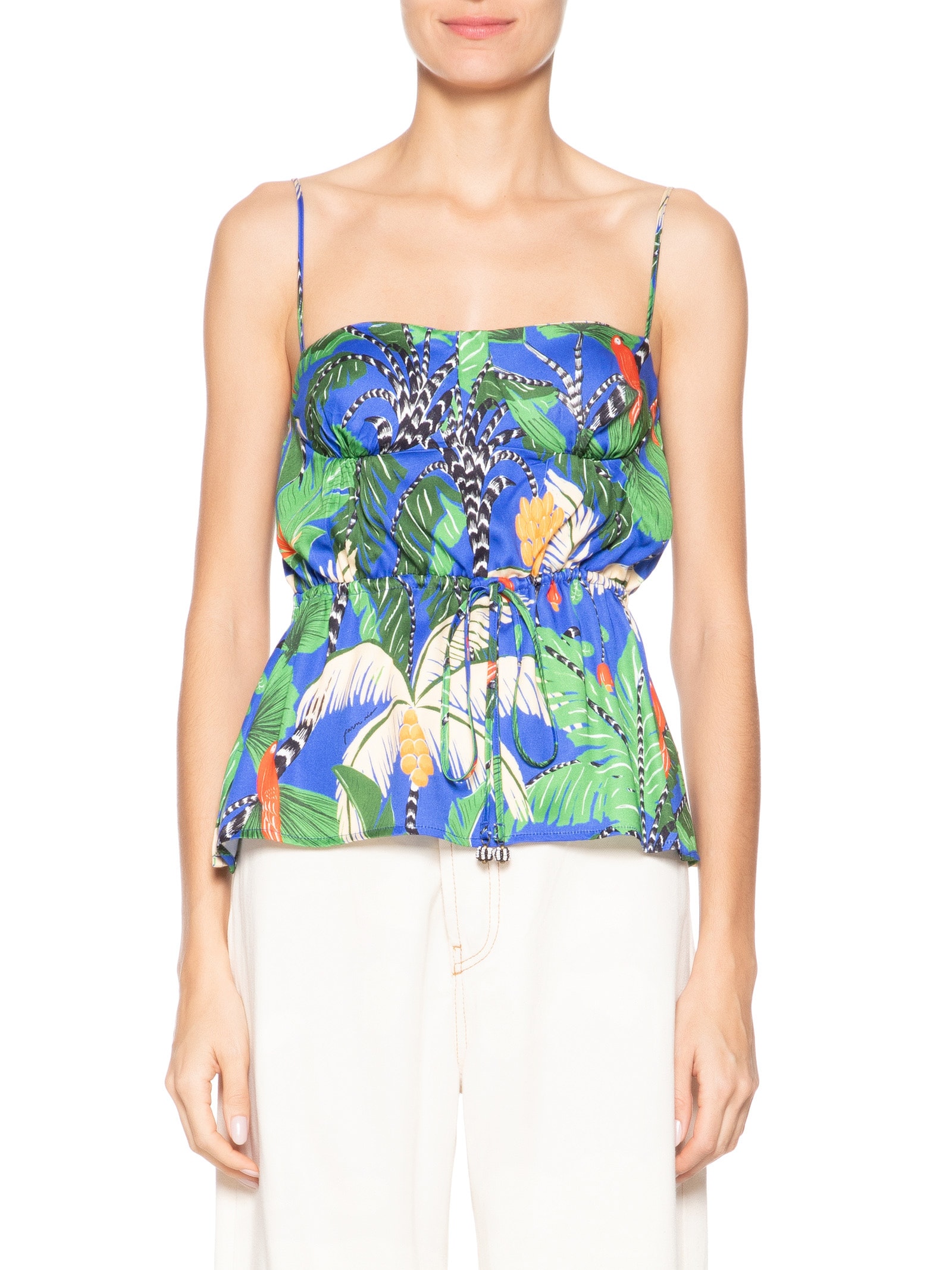 Blusa Feminino Ilha Da Noite Azul  Farm