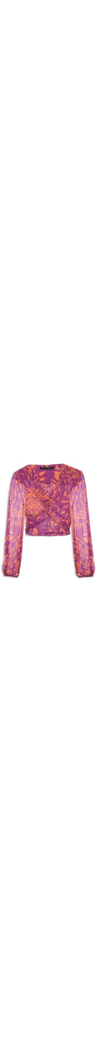 Blusa Geo Abstrato - Roxo