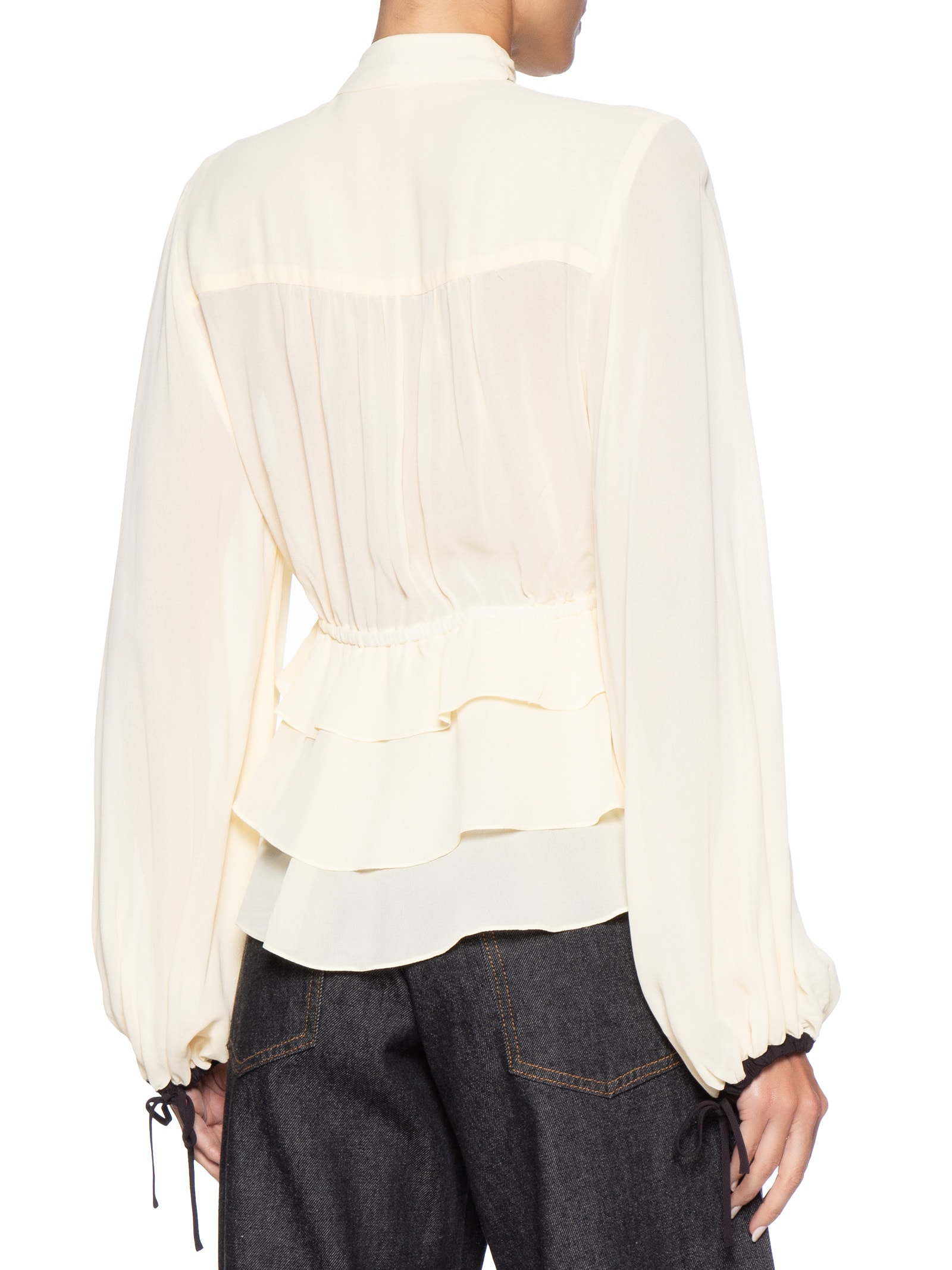 Blusa GGT com Babado na Barra Feminina – Amarelo Dress To