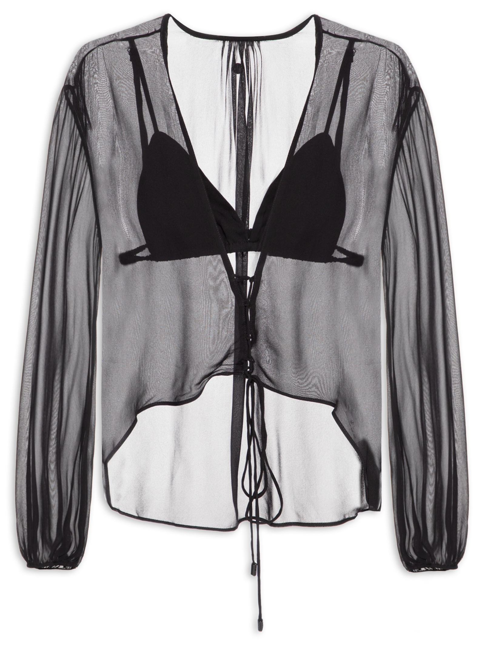 Blusa GGT Trançado Frente Feminina – Preto Animale Jeans