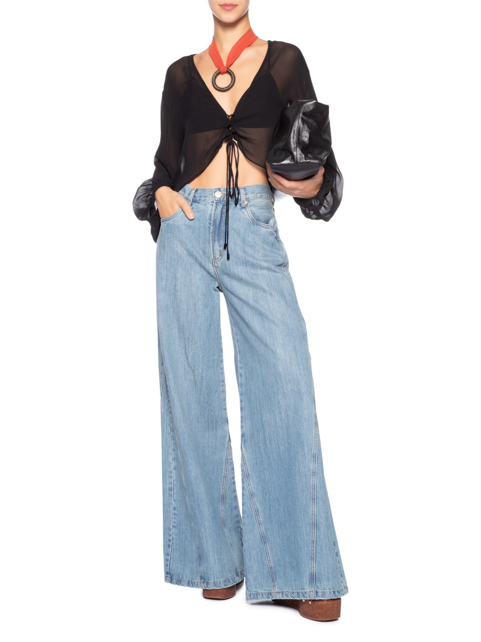 Blusa GGT Trançado Frente Feminina – Preto Animale Jeans
