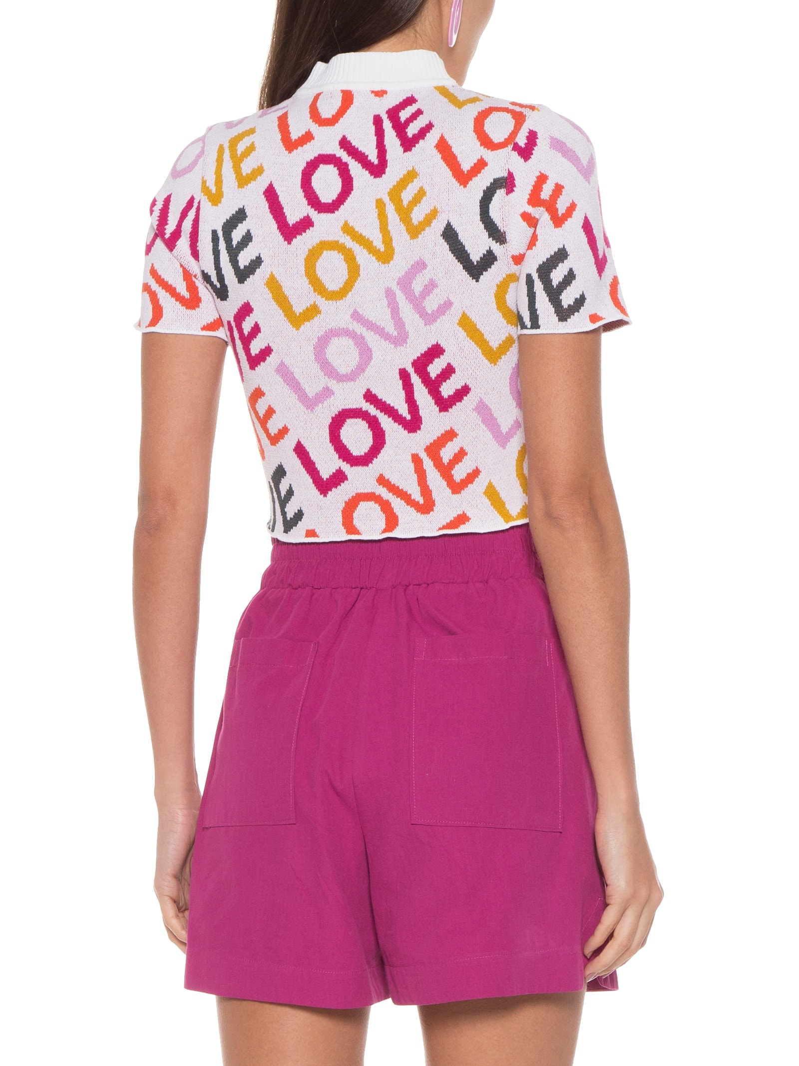 Blusa Jacquard Love Off White Dress To