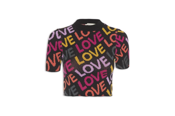 Blusa Jacquard Love - Preto