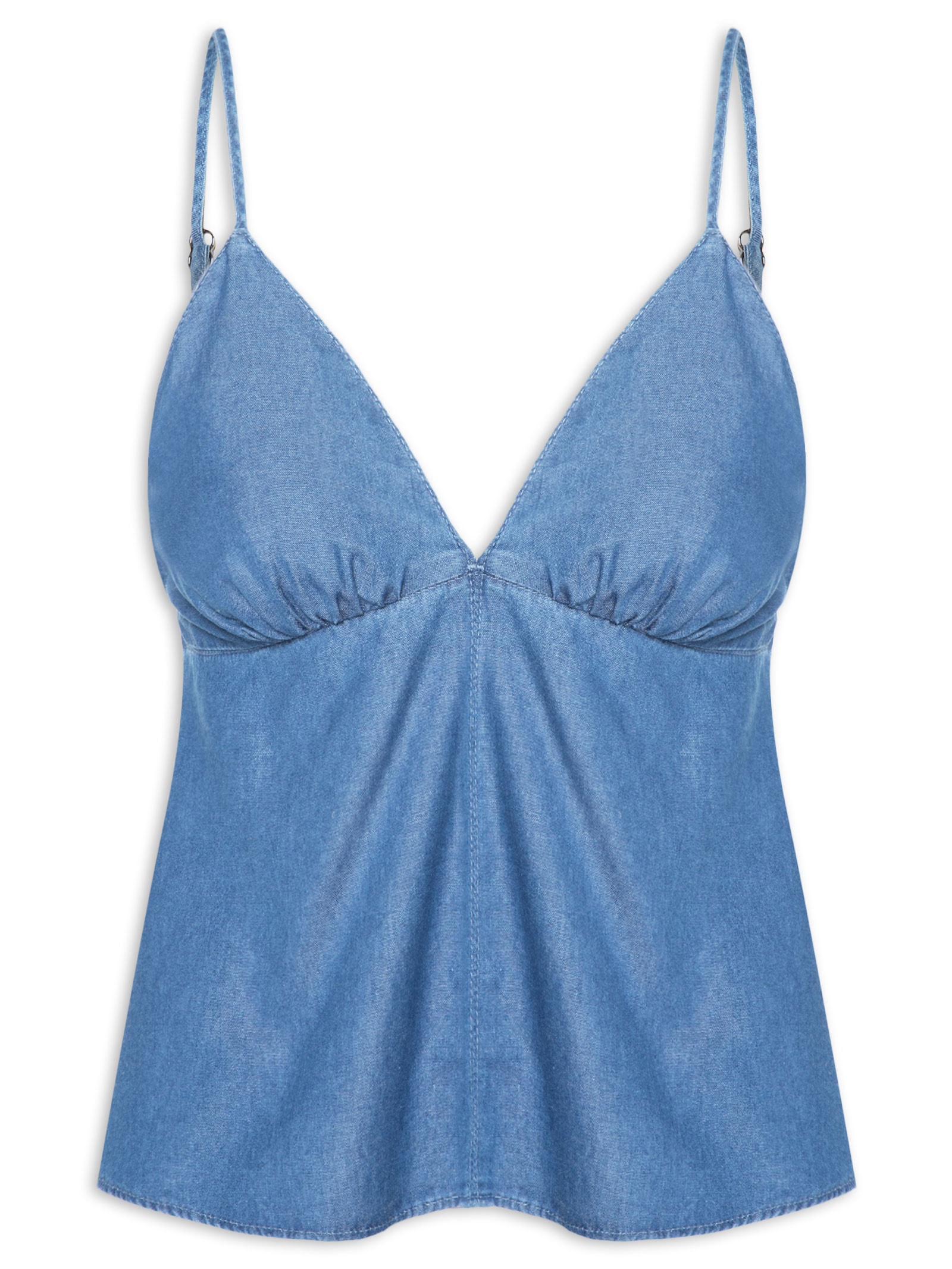 Blusa Jeans Feminina – Azul Forum