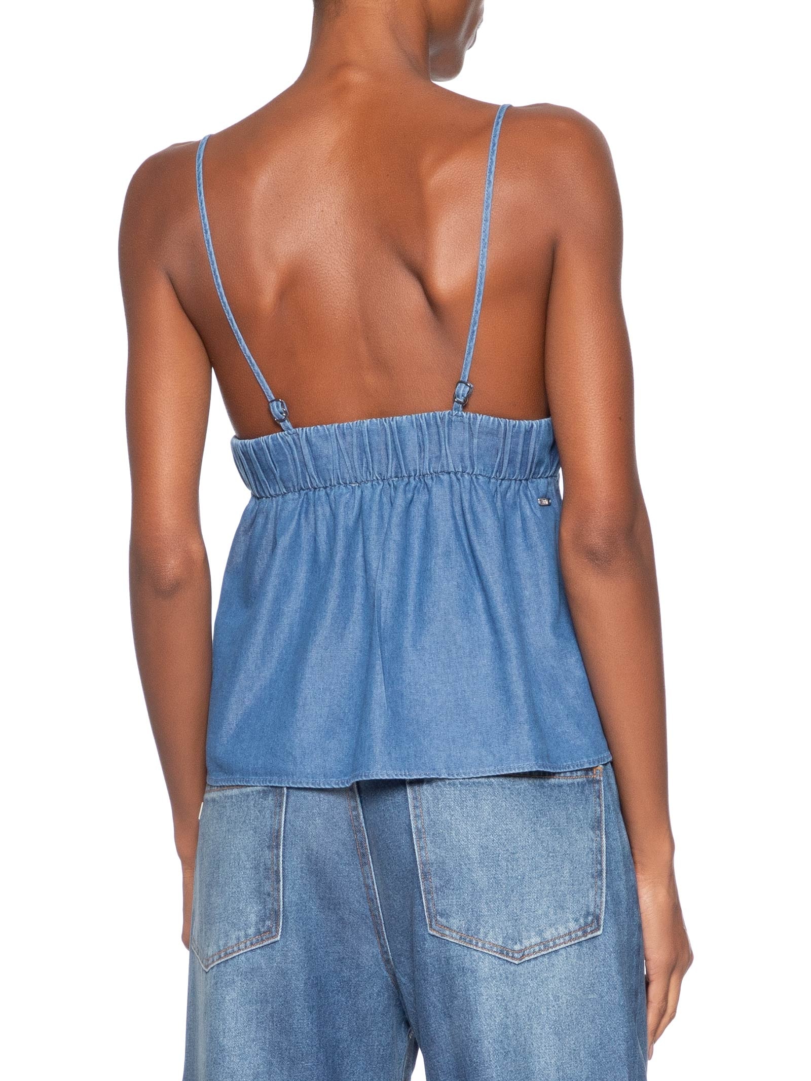 Blusa Jeans Feminina – Azul Forum