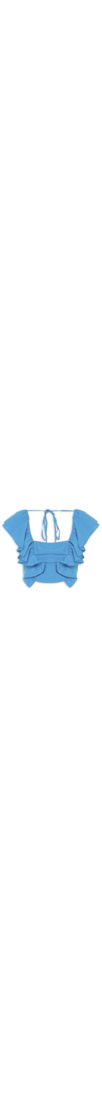 Blusa Linho - Azul