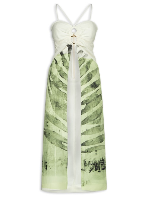 Blusa Linho Estampado – Branco