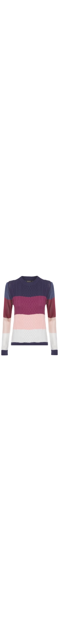 Blusa Listras Dois Pesos Maria Filó - Azul