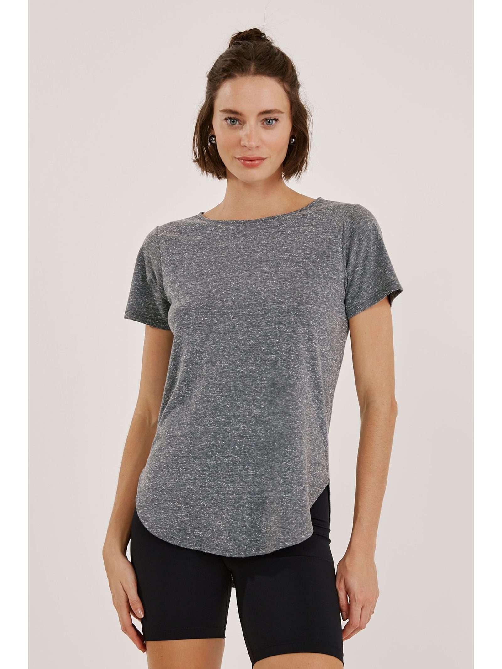 Blusa Long Mescla Recycled Aruna Yogini