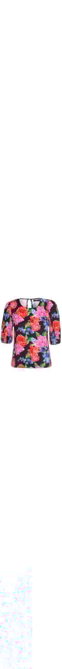 Blusa Manga Bufunte - Preto