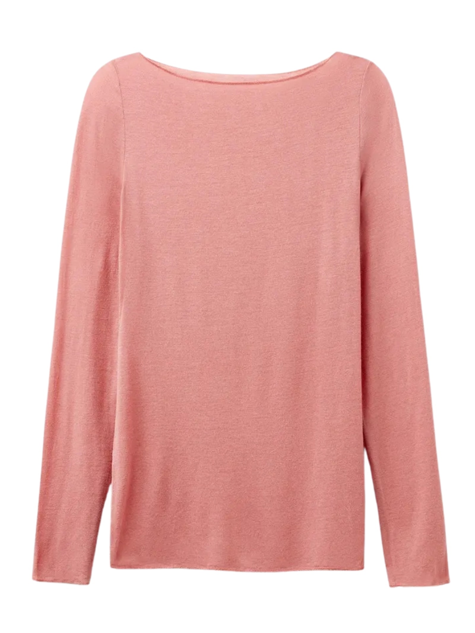 Blusa Manga Comprida Em Cashmere Ultraleve Rosa Intimissimi
