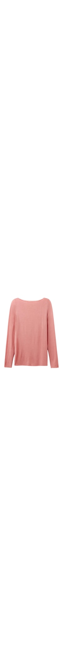Blusa Manga Comprida Em Cashmere Ultraleve - Rosa