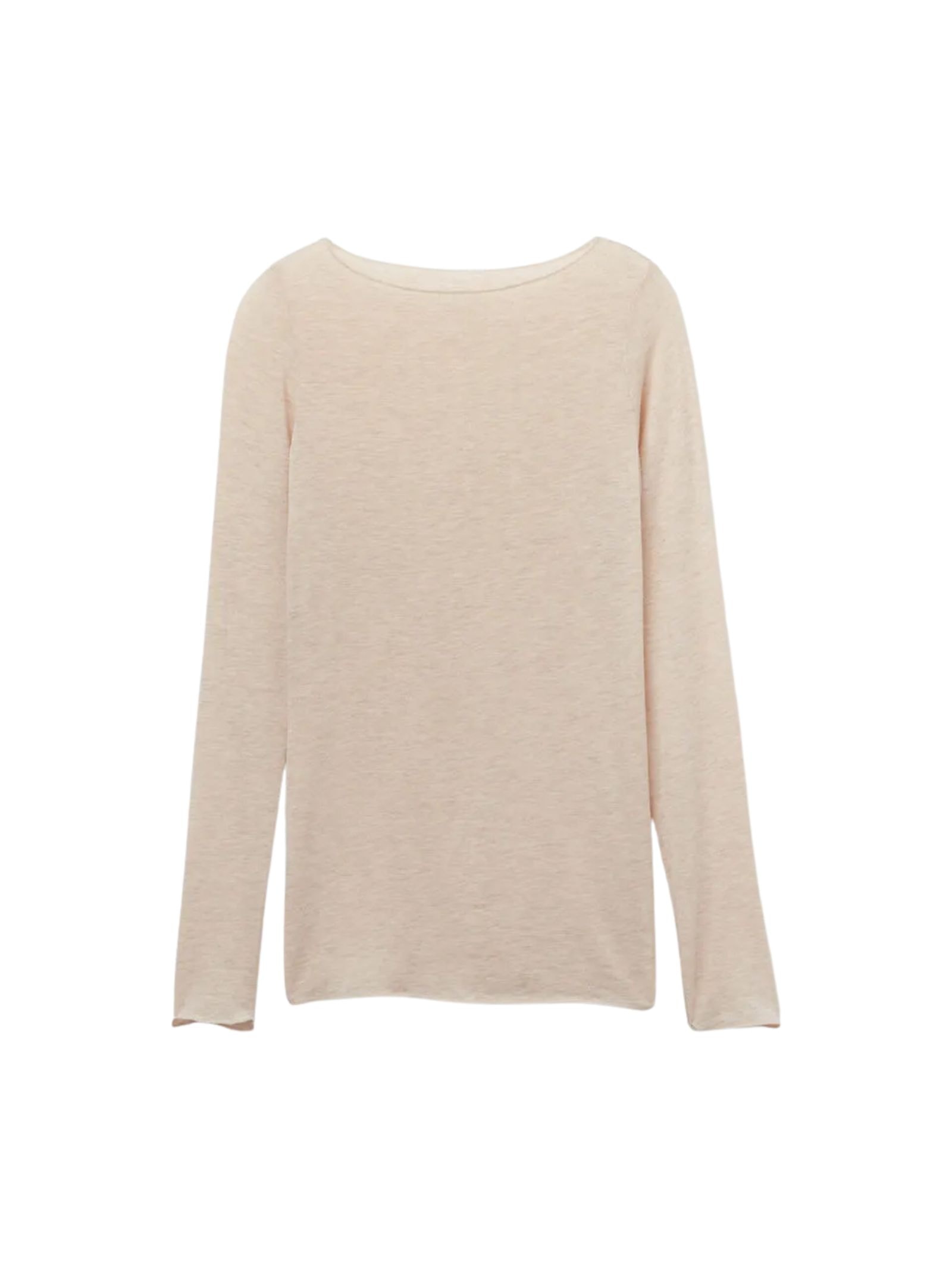 Blusa Manga Comprida Em Cashmere Ultralight Bege Intimissimi