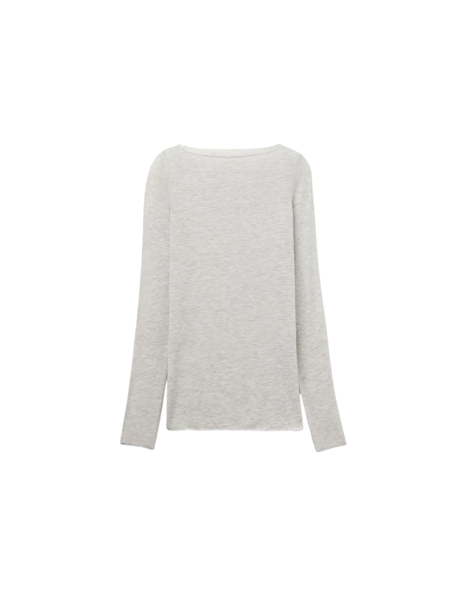 Blusa Manga Comprida Em Cashmere Ultralight Cinza Intimissimi