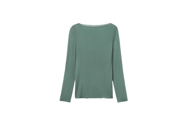 Blusa Manga Comprida Em Cashmere Ultralight - Verde