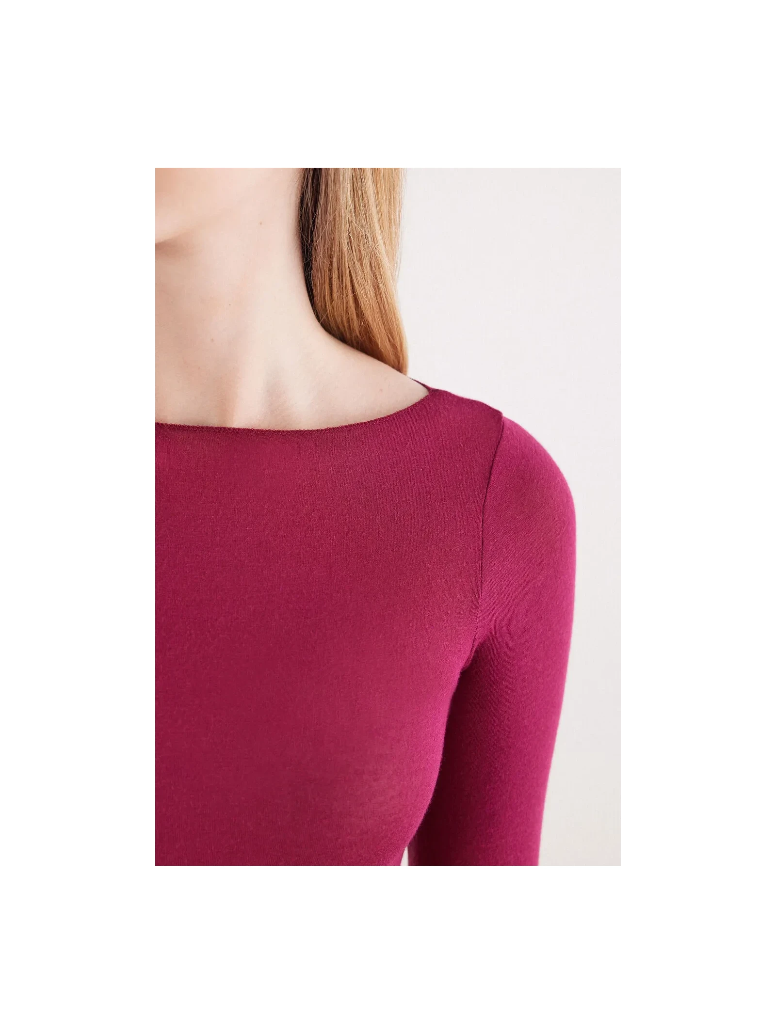 Blusa Manga Comprida Em Cashmere Ultralight Vermelho Intimissimi