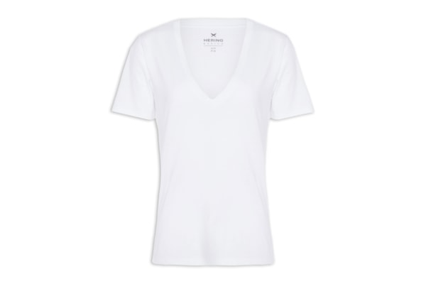 Blusa Manga Curta -  Branco