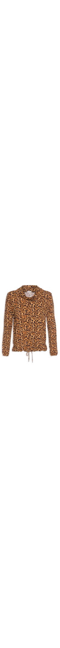 Blusa Manga Longa - Animal Print