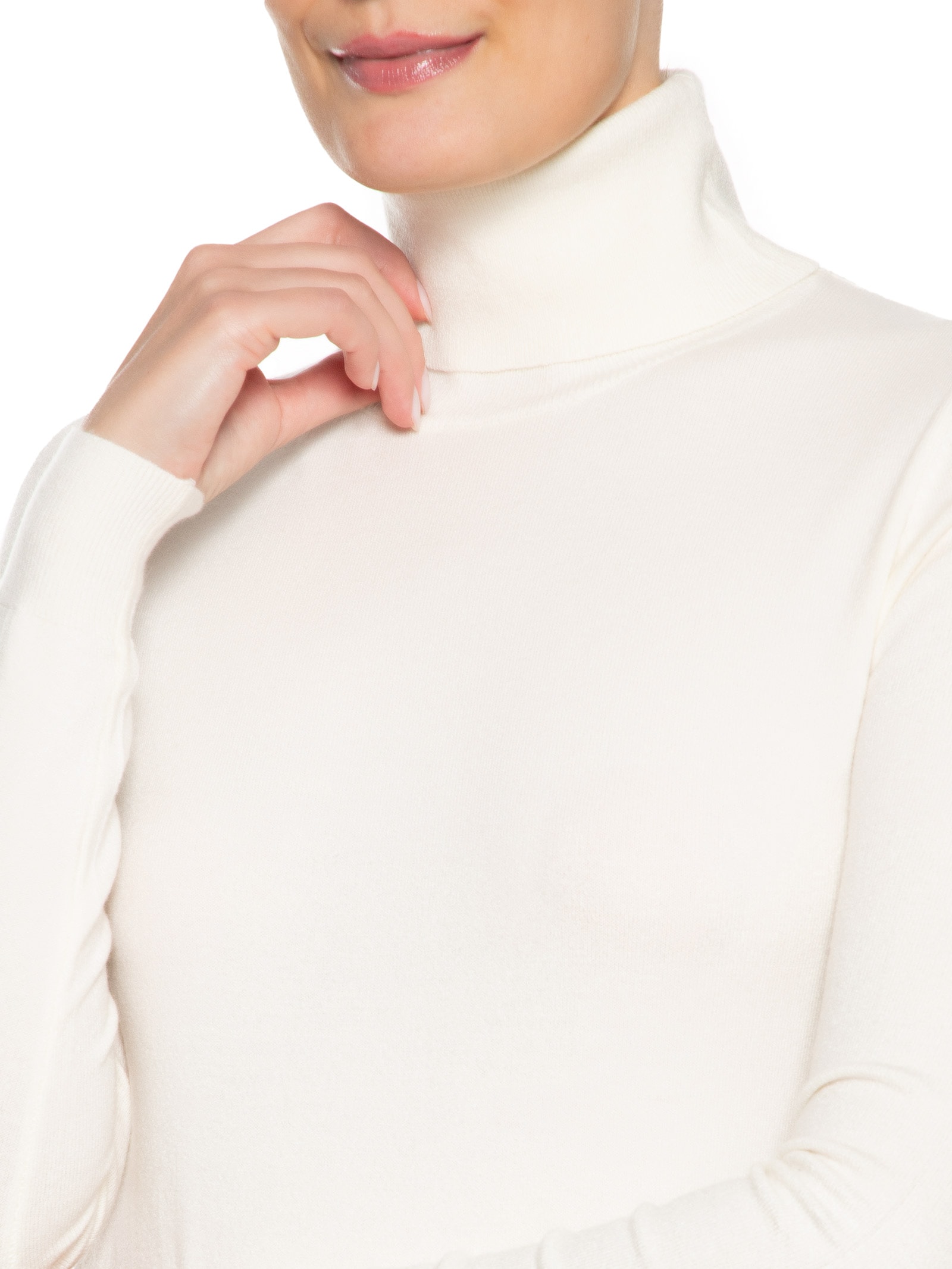 Blusa Manga Longa Blend Cashmere Off White Market 33