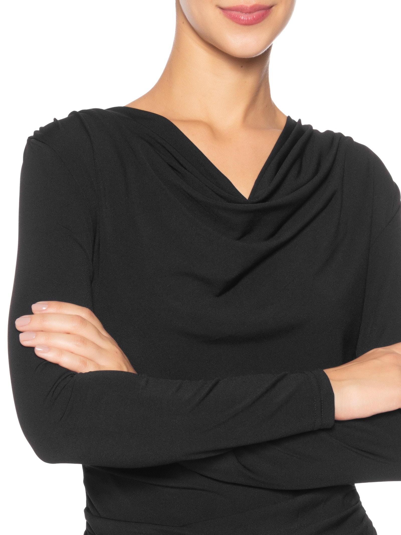 Blusa Manga Longa Feminina Degagê Preto Market 33