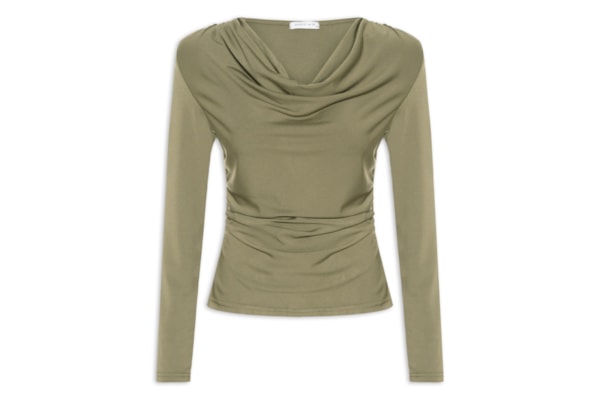 Blusa Manga Longa Feminina Degagê - Verde