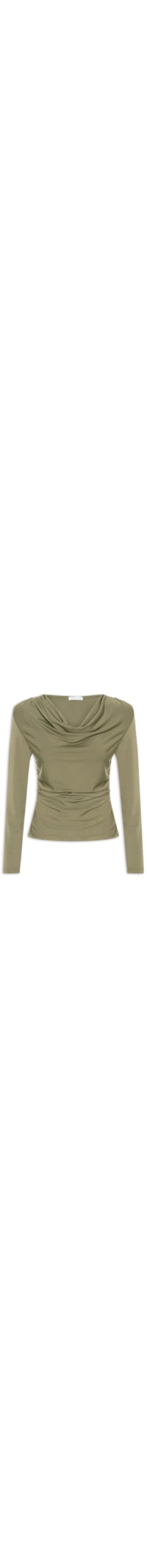 Blusa Manga Longa Feminina Degagê - Verde