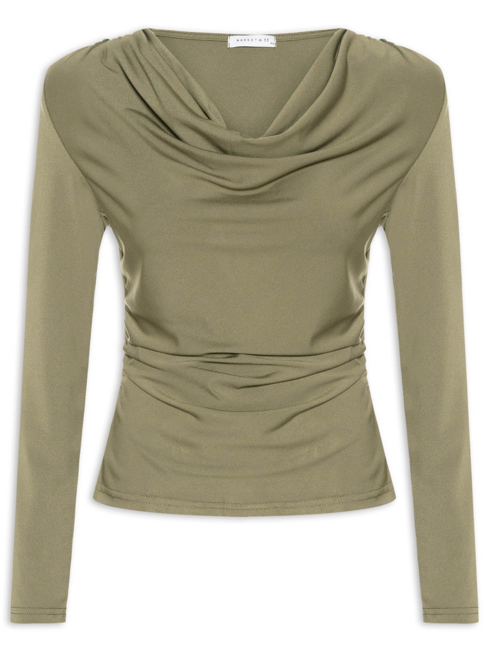 Blusa Manga Longa Feminina Degagê Verde Market 33