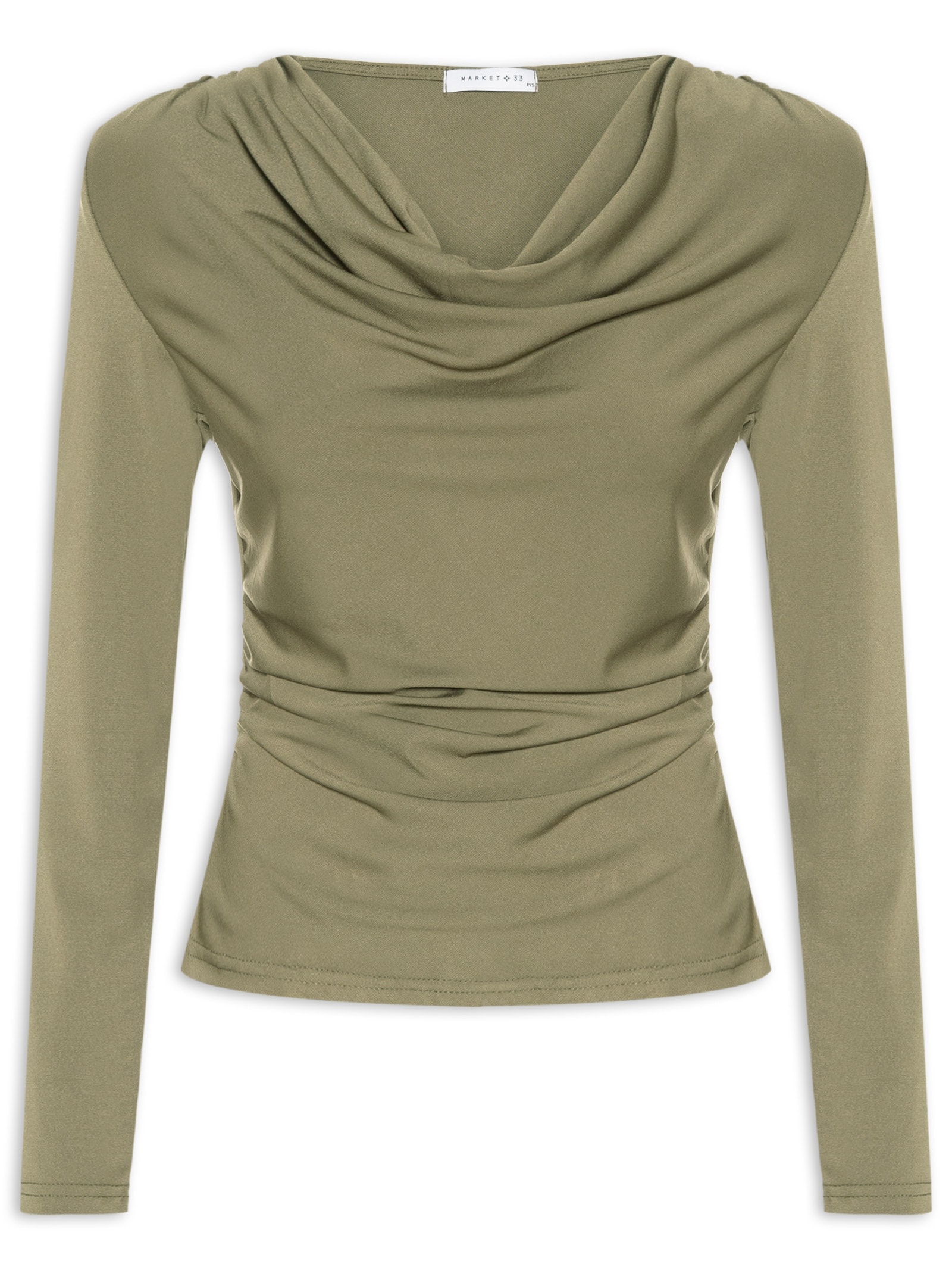 Blusa Manga Longa Feminina Degagê Verde Market 33