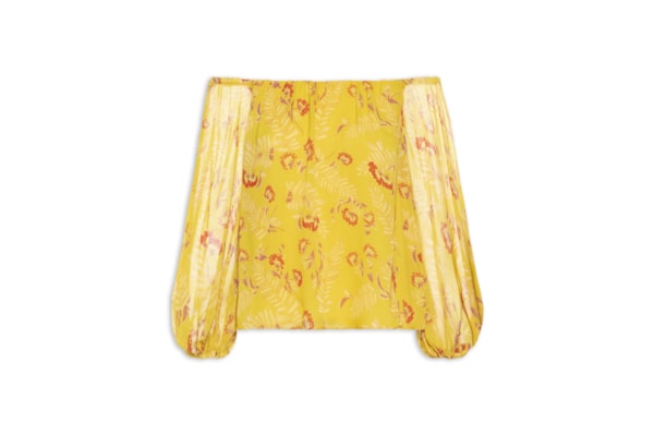 Blusa Manga Longa GGT Estampa Daisy- Amarelo